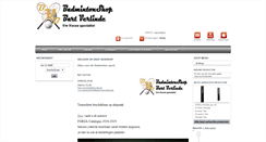 Desktop Screenshot of bartverlindebadmintonshop.be