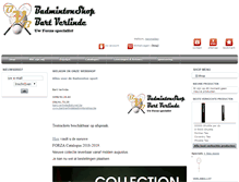 Tablet Screenshot of bartverlindebadmintonshop.be